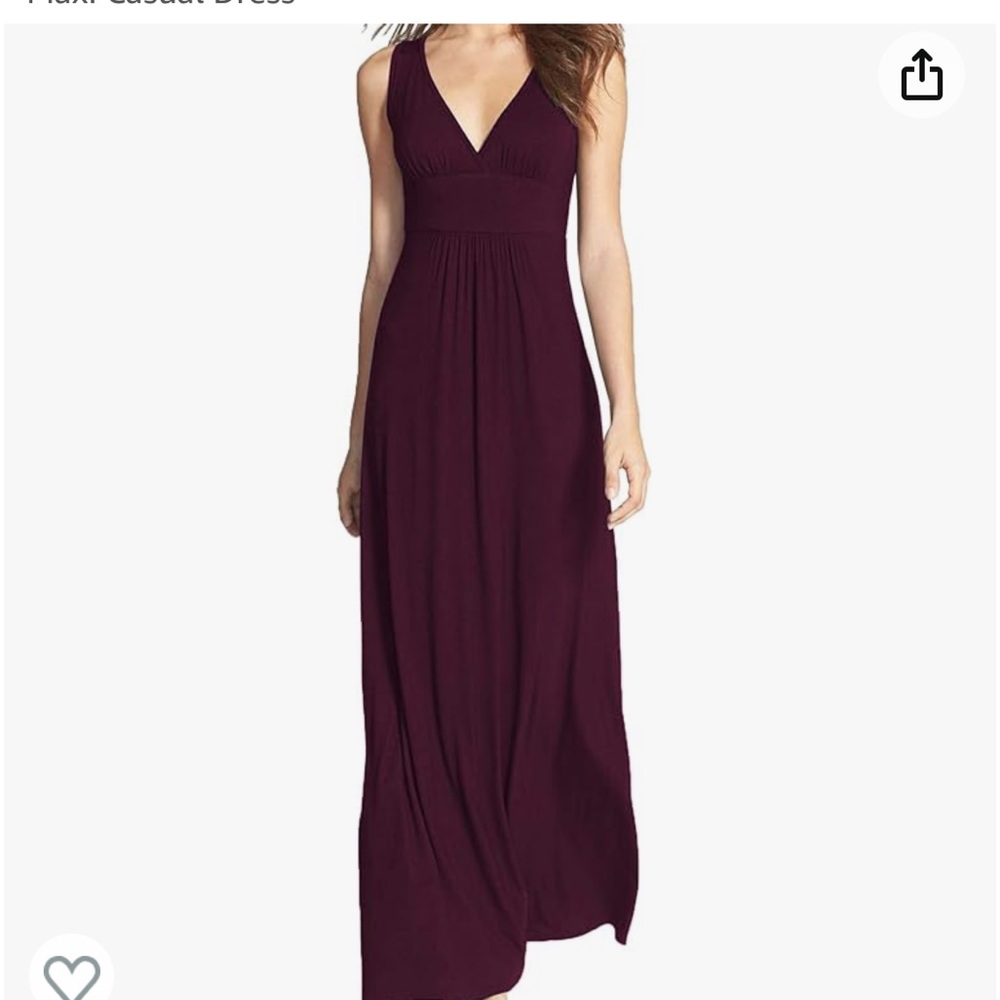 WOOSEA brown maxi dress